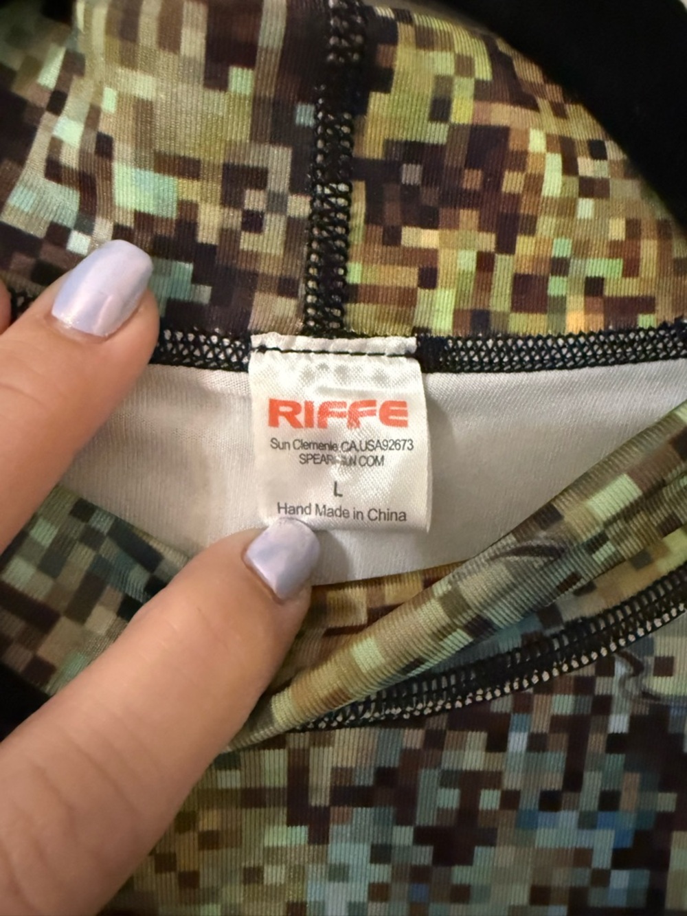 Riffe Digi-Tex Rash Guard Large Camo Lycra - Picture 5 of 6